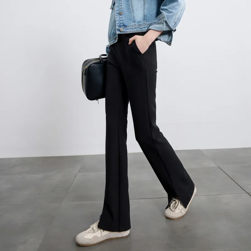 3COLOUR Casual Pants Women's Classic Black-3