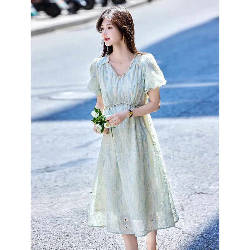A Paradise For Awakening Short Sleeved Dress Women's-2