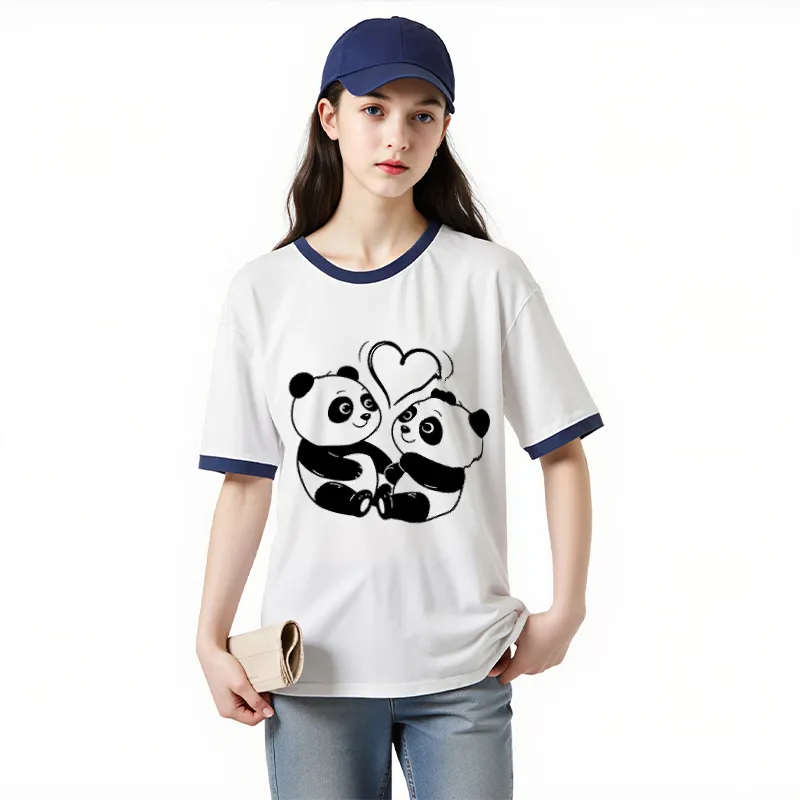 FAIRWHALE Drop Shoulder Sleeve T Shirt Women's-7