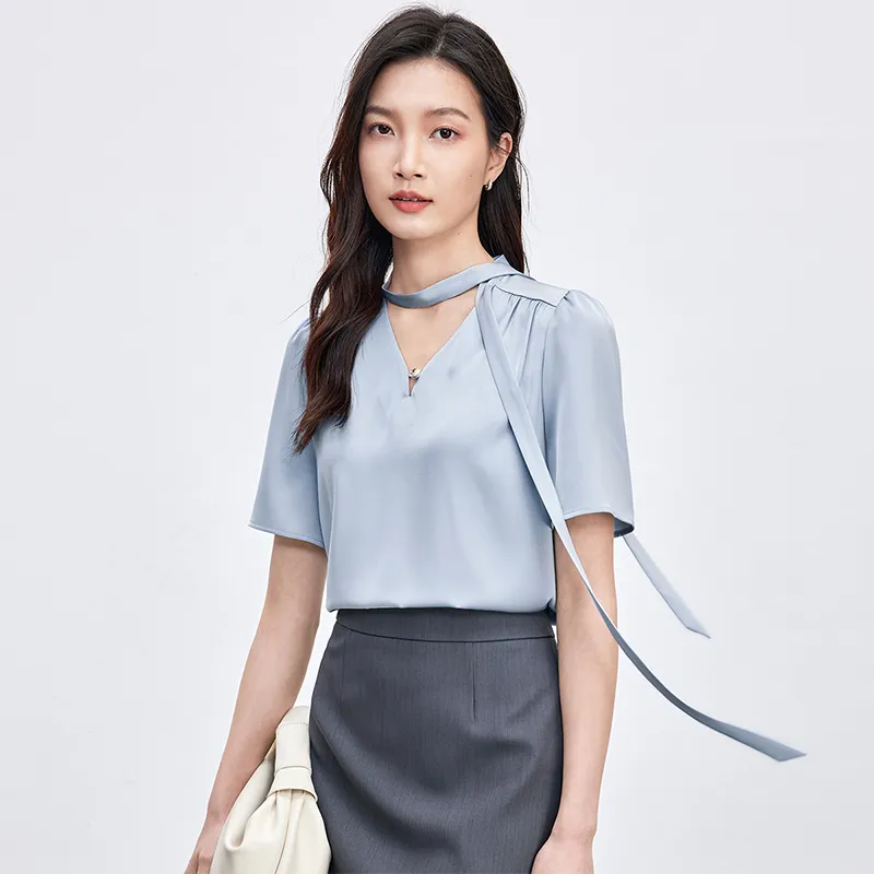 SENTUBILA Chiffon Shirt Women's-24