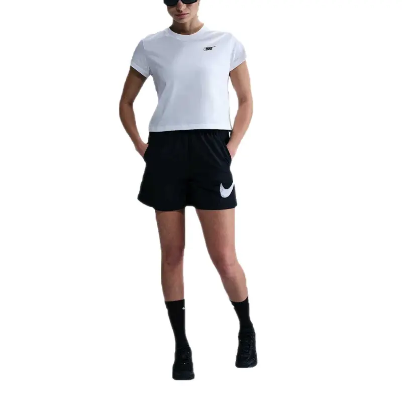 Nike Sportswear Club Women's Short Sleeve Cropped Graphic T Shirt-3