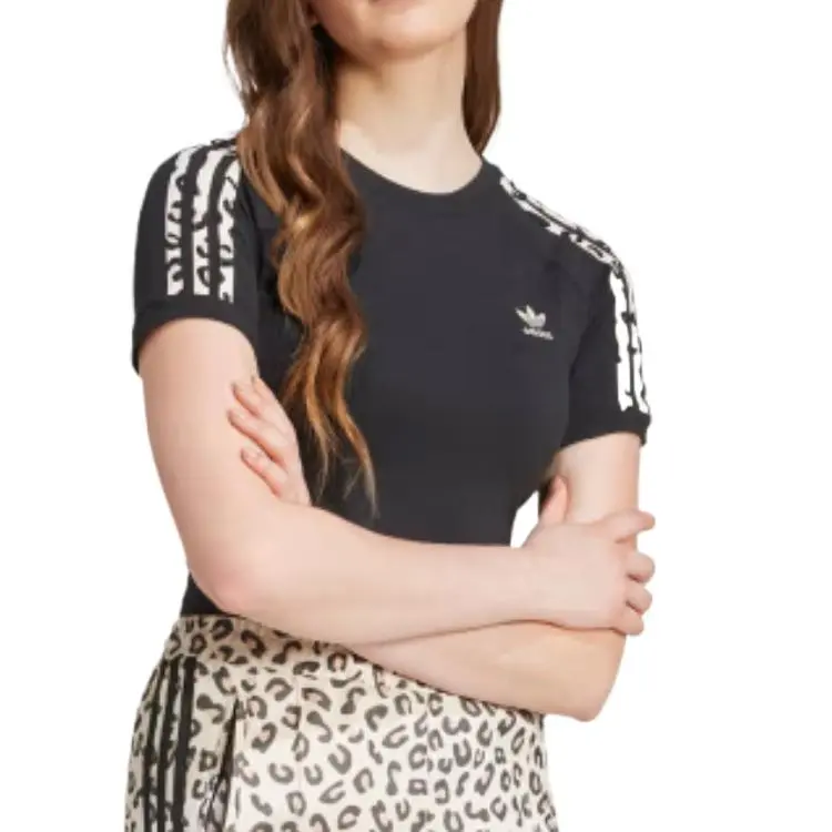 Adidas Originals Leopard 3 Stripes Tee-3