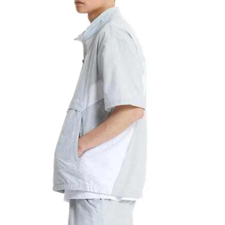 New Balance UNI FLYING SS25 Jacket Men's Light Gray-2