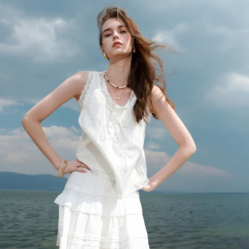 3COLOUR Shirts Women's Pearl White-3