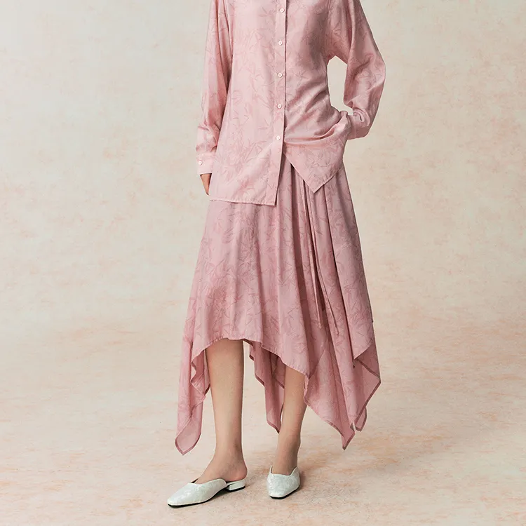 PEACEBIRD Casual Long Skirts Women's-4