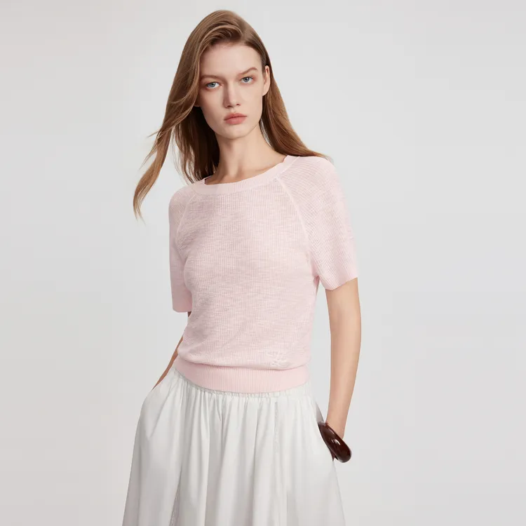 ELLE Knitwear Women's Pink-6