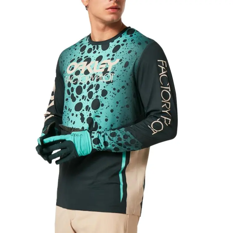 Oakley Maven Rc LS Jersey Cycling Clothing Men's Green-4