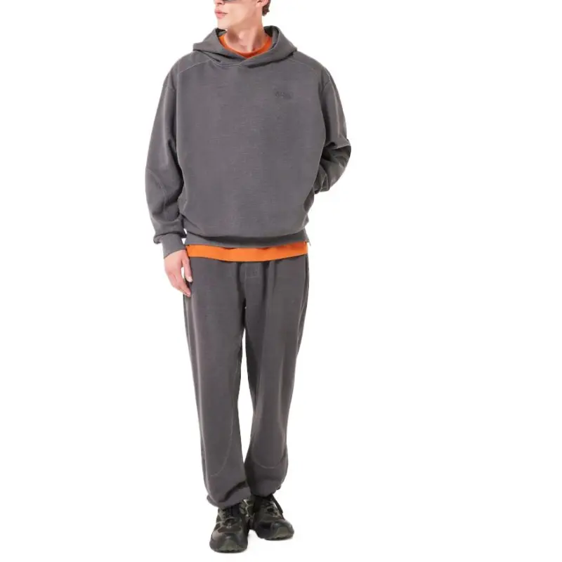 Oakley Indigo Side Zip Hoodie Sweatshirt Men's Gray-3