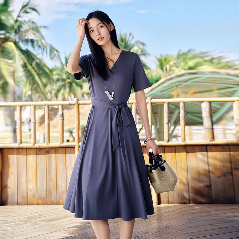 JZ. ANNAKRO Short Sleeved Dress Women's-17