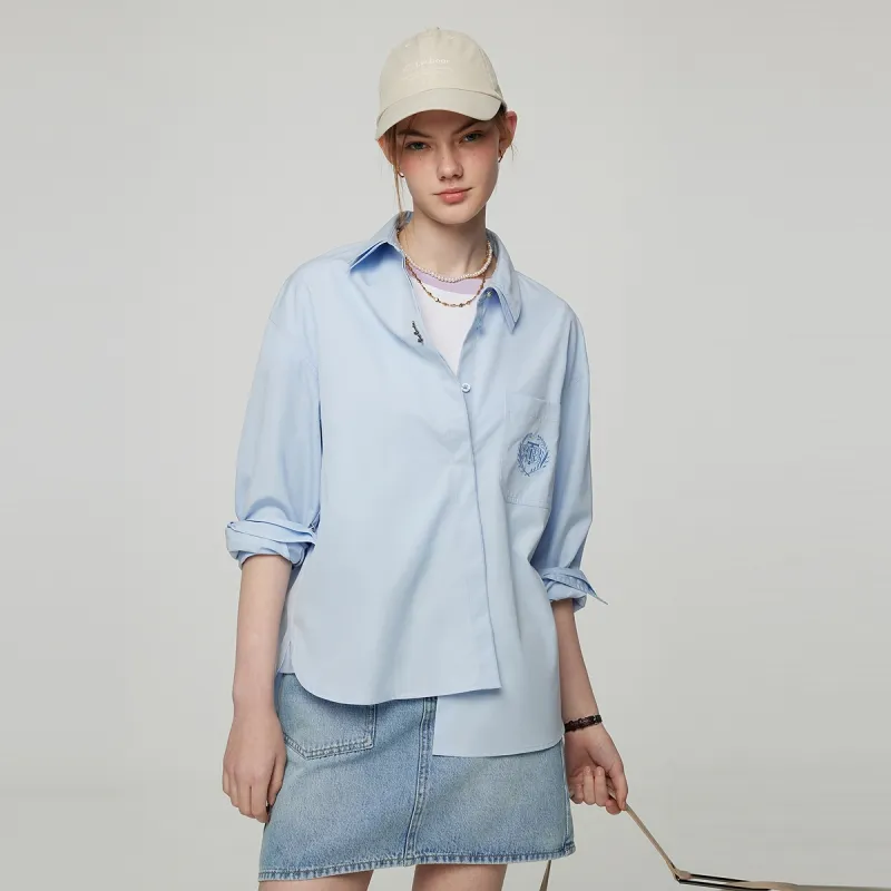 Teenie Weenie Shirt Women's Blue-5