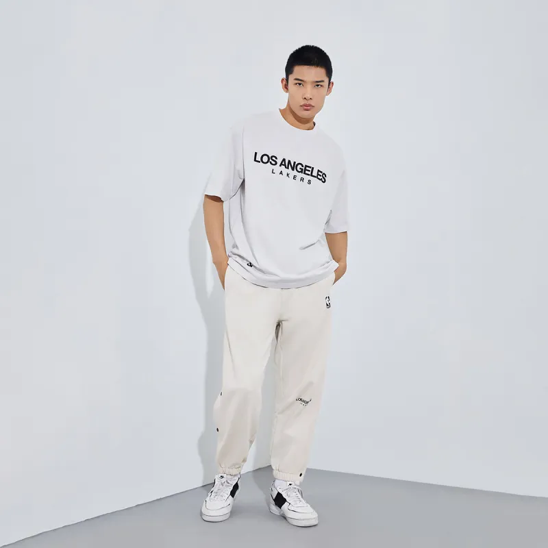 JACK JONES· Knitted Sweatpants Men's Stone Gray-3