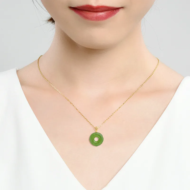 Royal Heaven's Choice Hetian Jade Pendants Jasper Women's-4