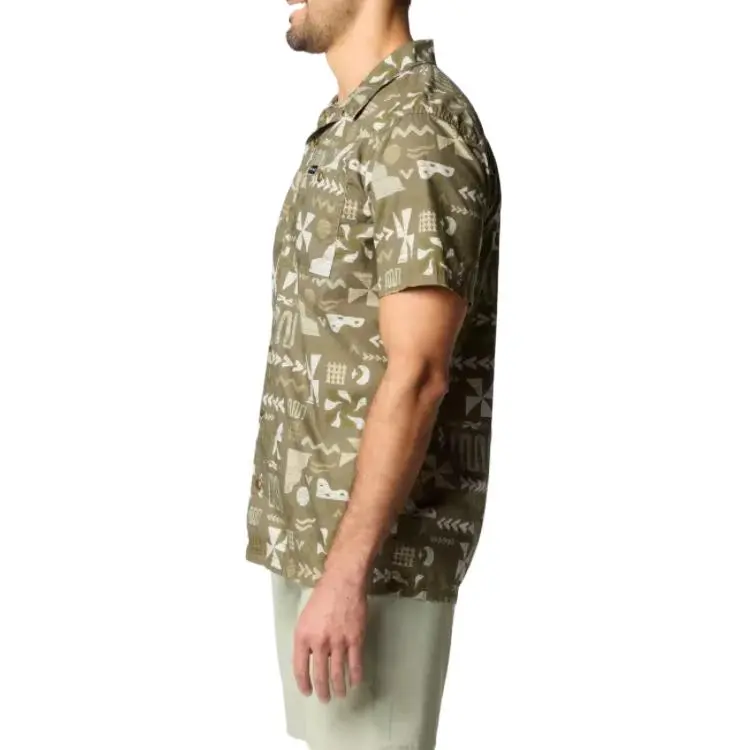 Columbia Pine Canyon Shirt Men's Stone Green-2