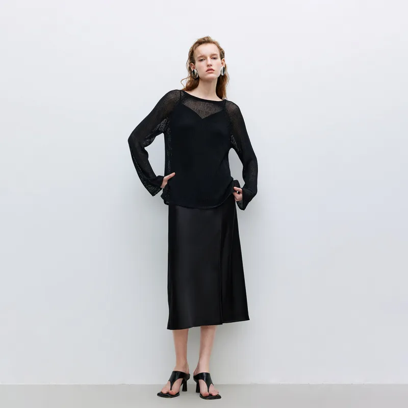 ONLY Two Piece Skirt Sets Women's Black-3