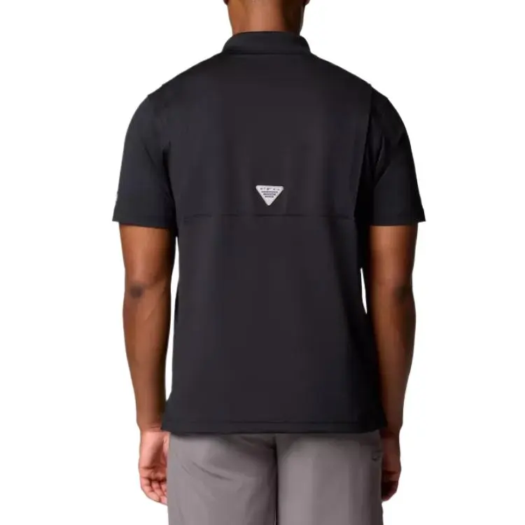 Columbia PFG Low Drag Offshore Polo Shirt Men's Black-1