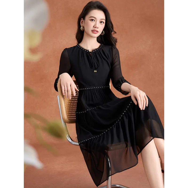 Mylan Long Sleeved Dress Loose Fit Women's-4