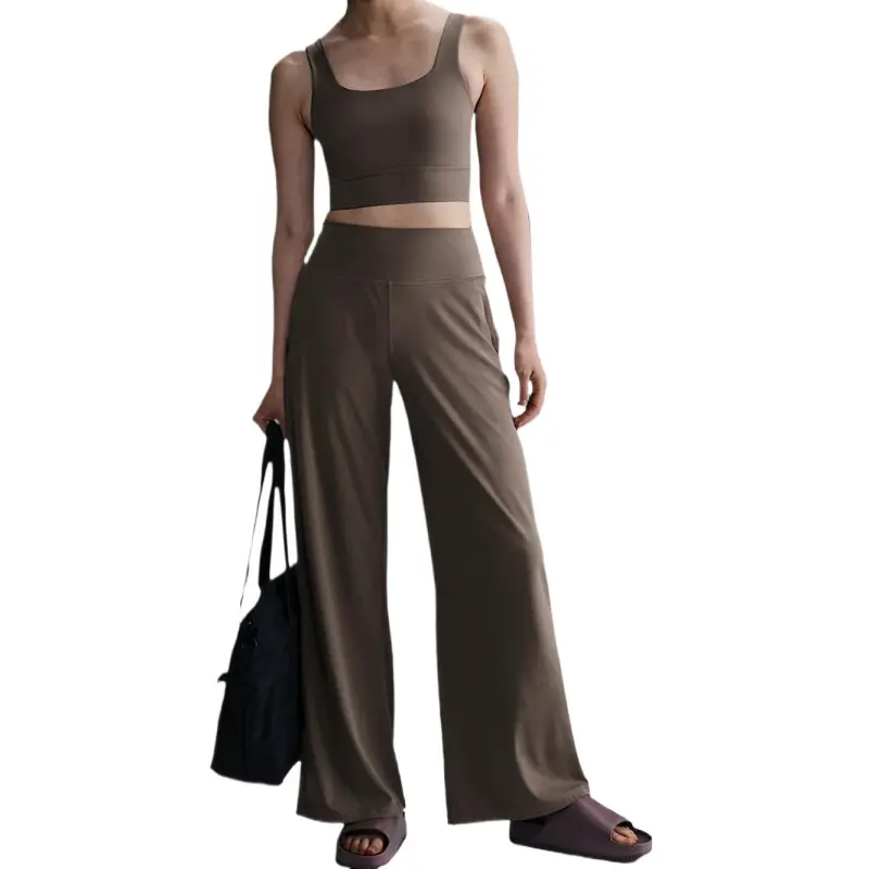 Nike Zenvy Women's Dri FIT High Waisted Wide Leg Pants-2