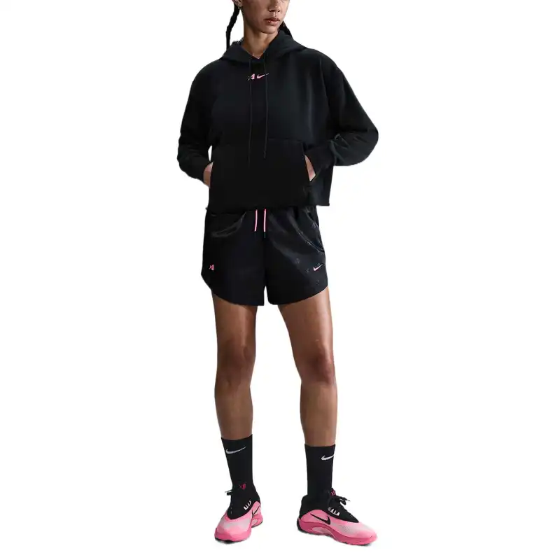 Nike A'ja Wilson Women's Oversized Cropped Basketball Hoodie-1