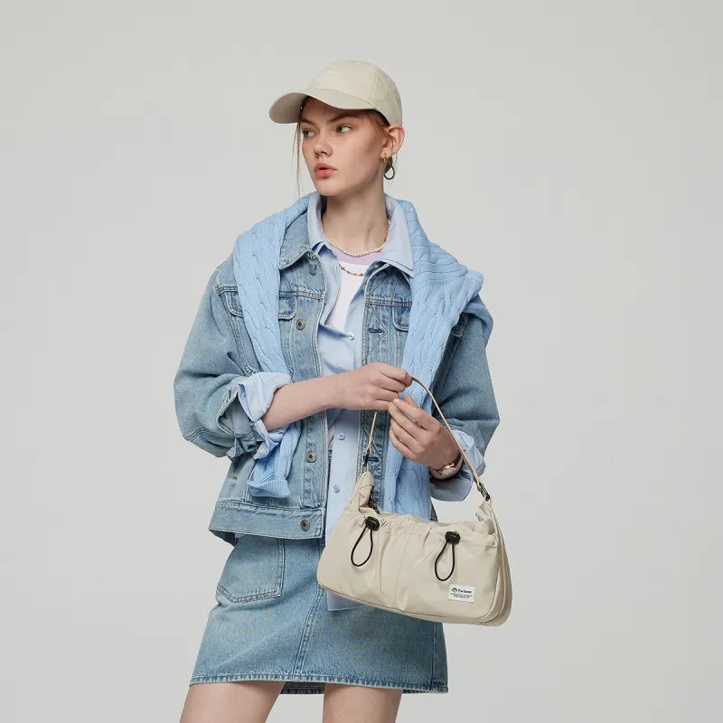 Teenie Weenie Cropped Coat Women's Light Blue-3