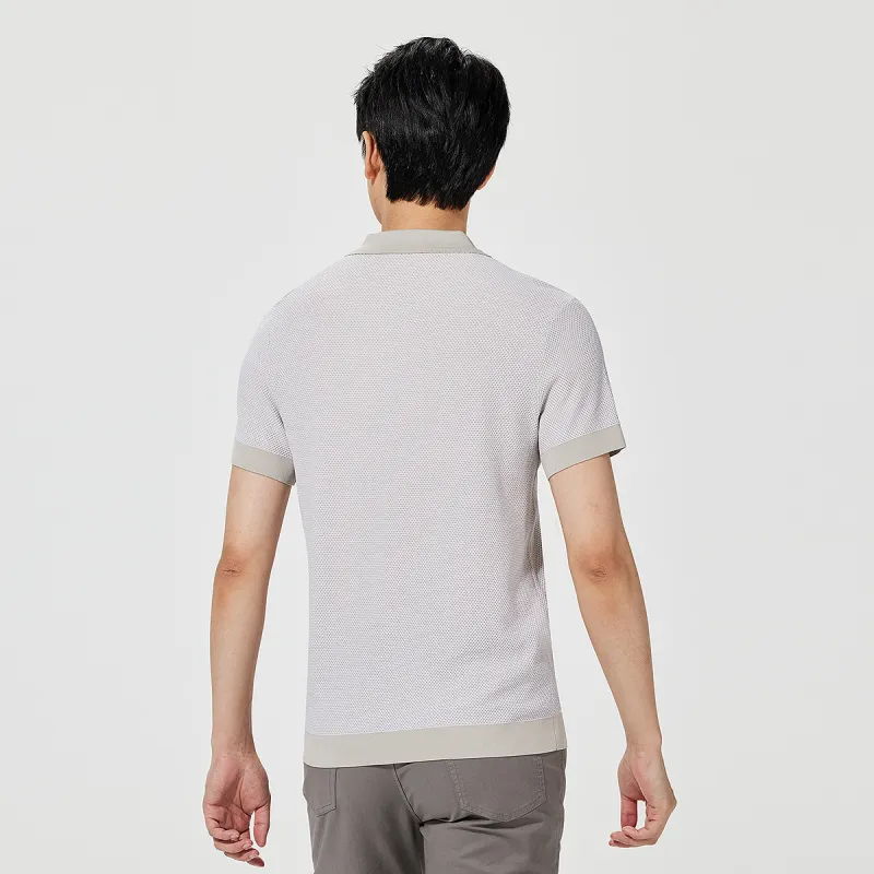 LESS IS MORE Polo Shirts Men Khaki Gray 25XTX5401S-5