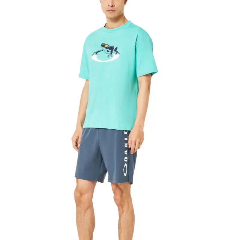 Oakley T Shirt Men's Aqua Green-6