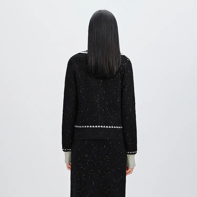 PEACEBIRD Knitwear Women's Black-2