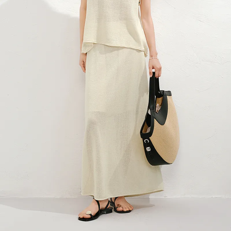 JZ. ANNAKRO Casual Long Skirt Women's-2