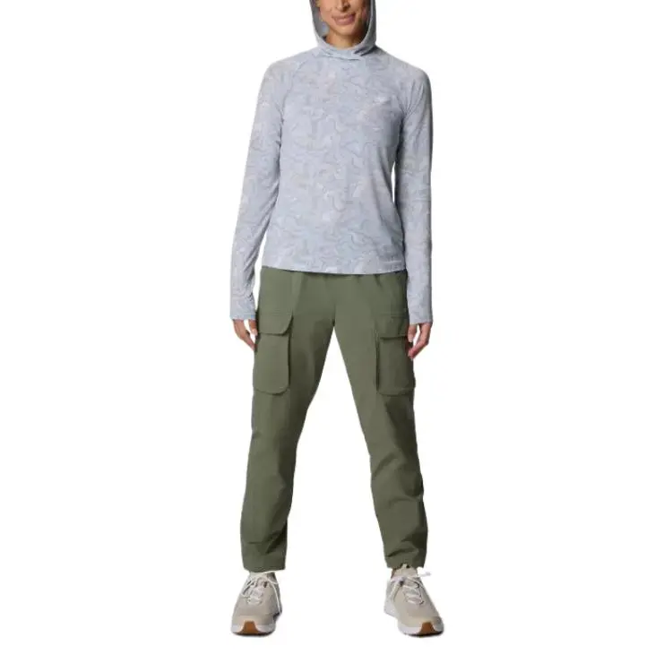 Columbia PFG Uncharted Fishing Collection Sweatshirt Women's Gray-3