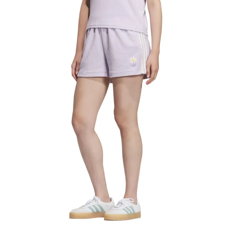Adidas Originals Sports Shorts Women's Light Purple-1