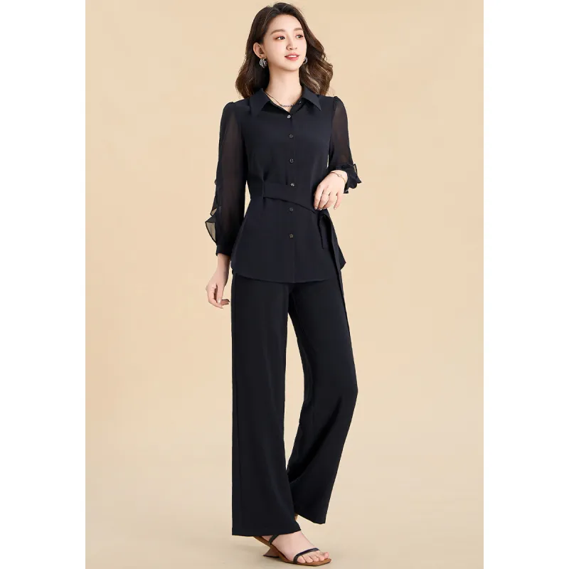 Mylan Casual Suit Women's Navy Blue-4