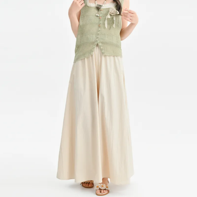 SNBL Casual Pants Women's Beige-5