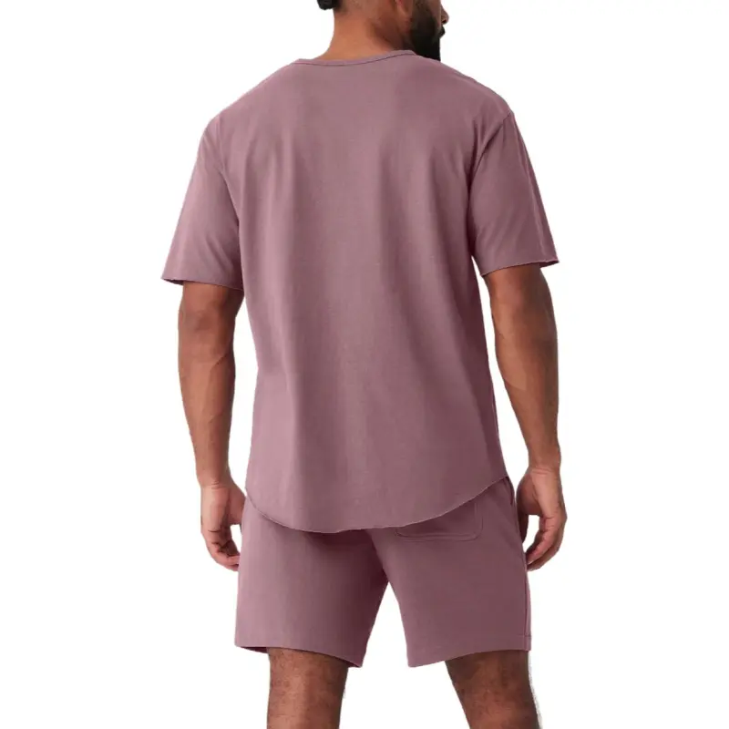 Alo Yoga Society Crewneck Tee T-Shirt Men's Wood Rose-1