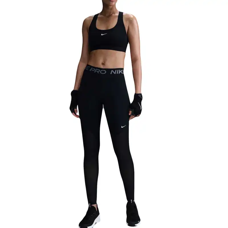 Nike Swoosh Yoga Pants Women's Black-2