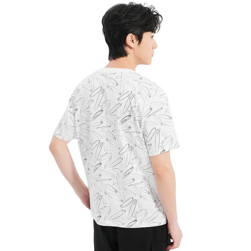LESS IS MORE T Shirts Men Gray White 25XTX3442H-1
