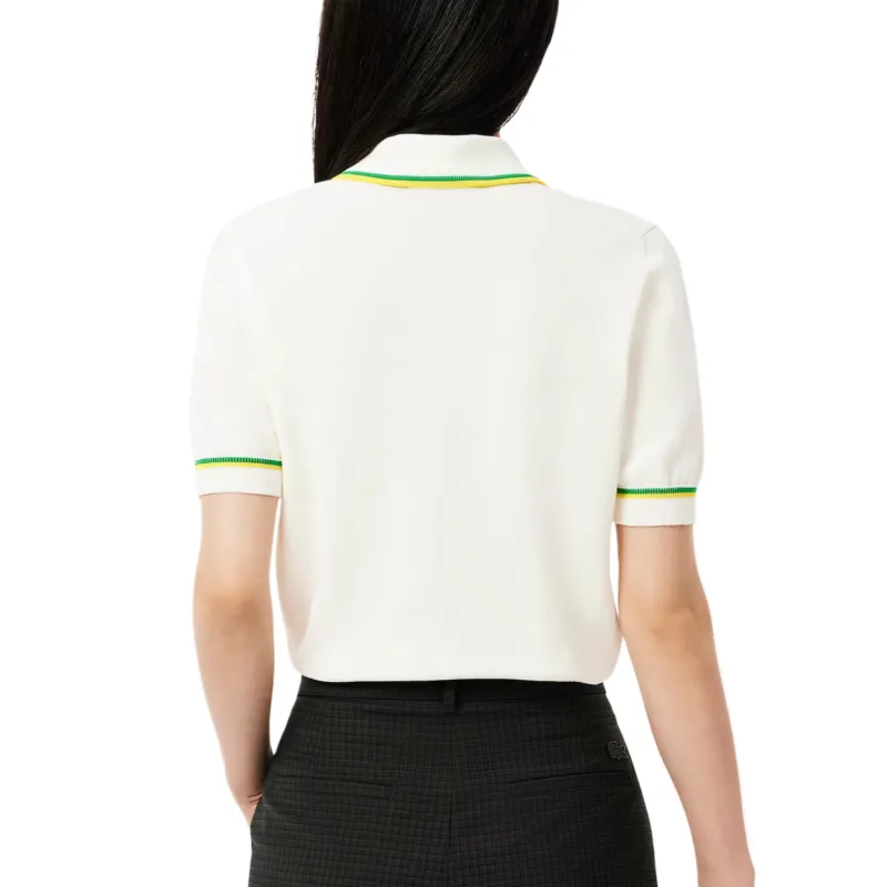 LACOSTE SS25 Polo Shirt Women's Beige-3