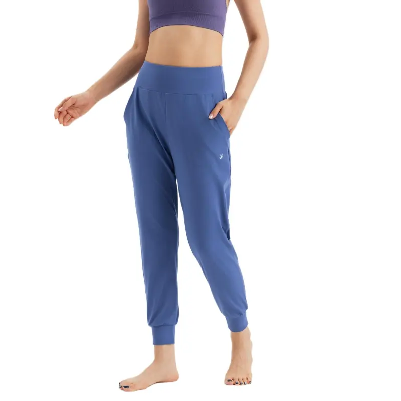 DECATHLON Sports Pants Women's Gray Slate Blue-1