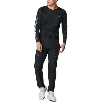 Under Armour HeatGear Golf Apparel Men's Black 001