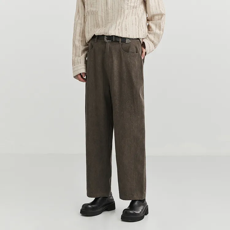 EARL JOEL Casual Pants Men's Salted Brown-3