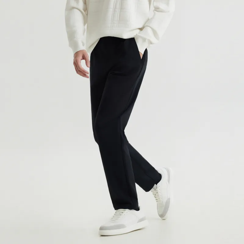 Cabbeen Casual Pants Men's Coal Black-4