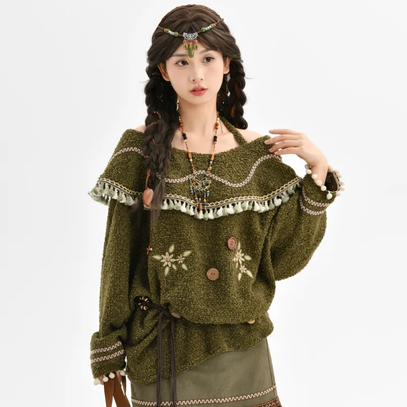 SNBL Two Piece Skirt Sets Women's Sweater+Skirt-13