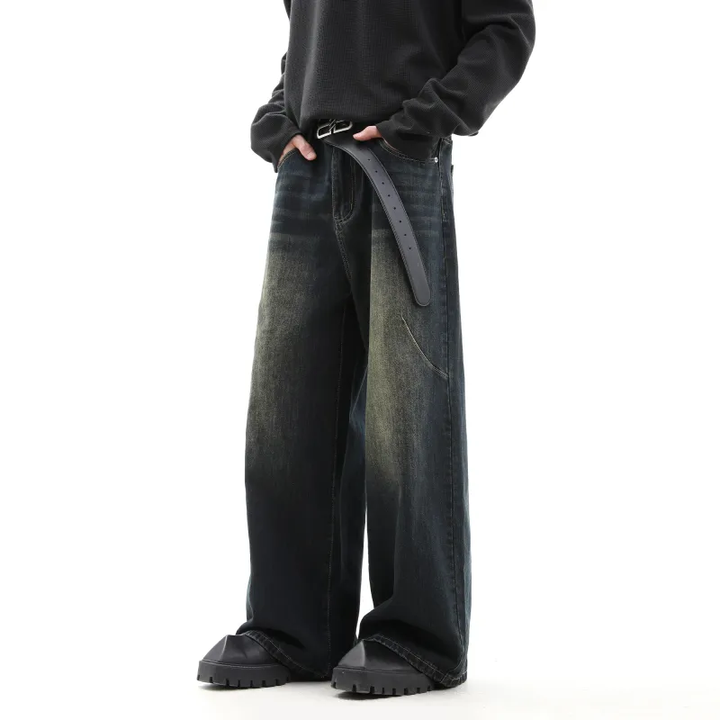 CUWU Jeans Unisex Vintage Blue-3