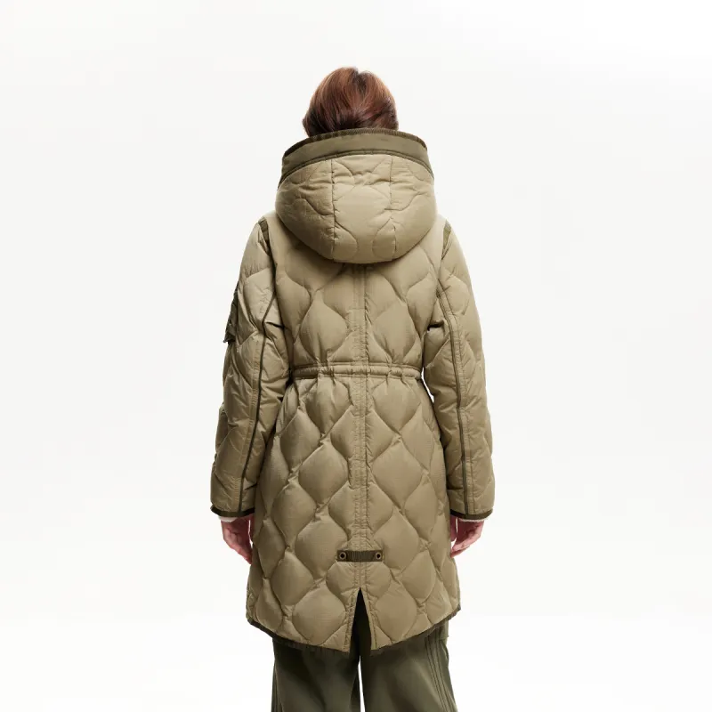 ONLY Down Jacket Women's Aloe Vera Green-2
