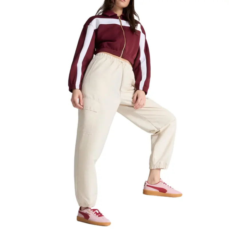 PUMA Chamarra Corta Holgada Para Mujer-3