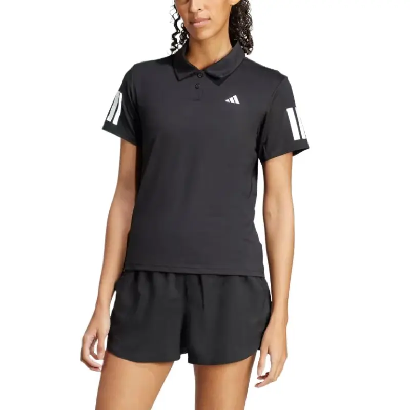 Adidas Climacool SS25 Club Tennis Polo Shirt Women's Black-1