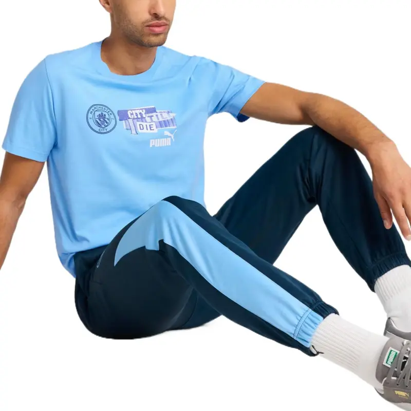 PUMA Ftblnrgy Cityzens T Shirt Men's Light Blue-4