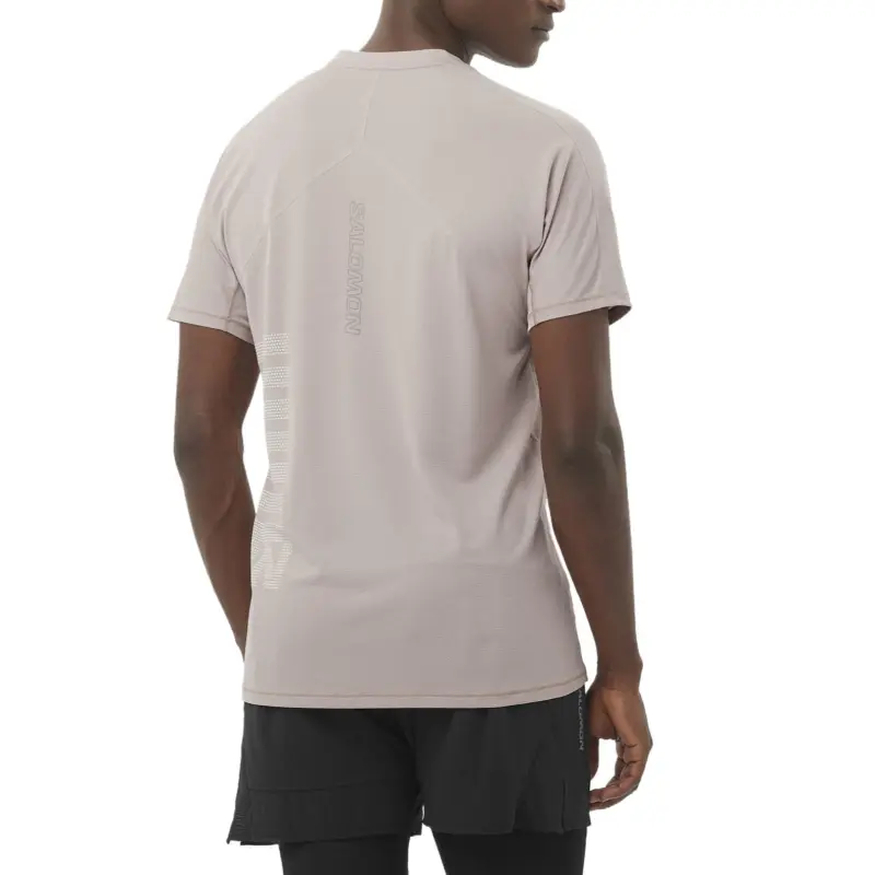 SALOMON SENSE AEROGRAPHIC T-Shirt Men's Yuta/White-3