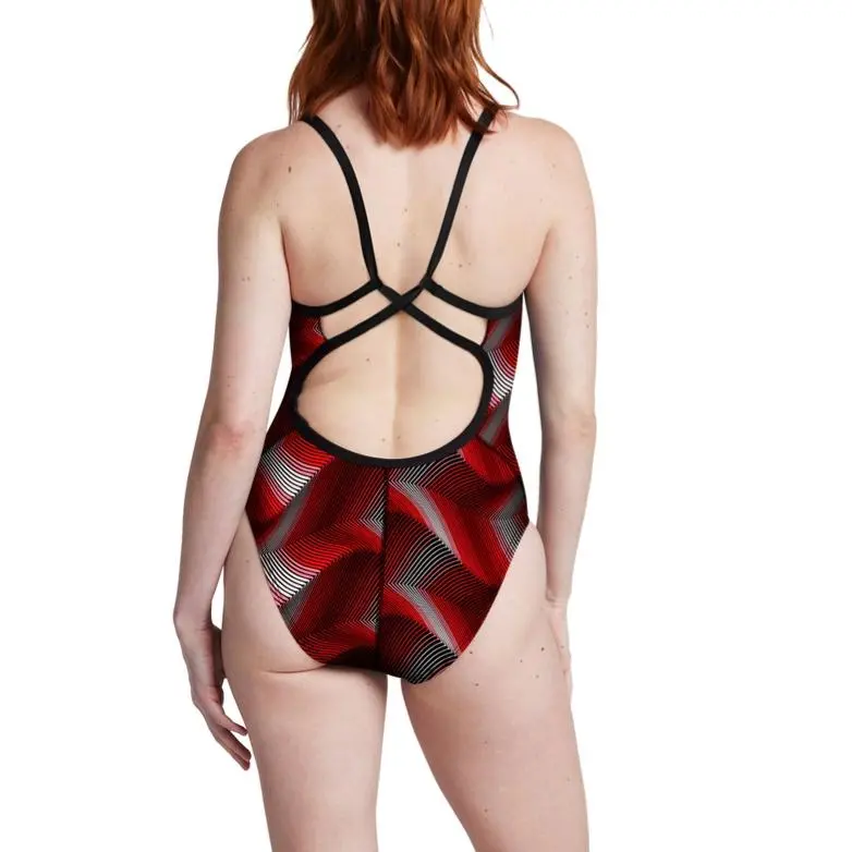 Speedo Precision Strappy One piece Swimsuit Women's-13