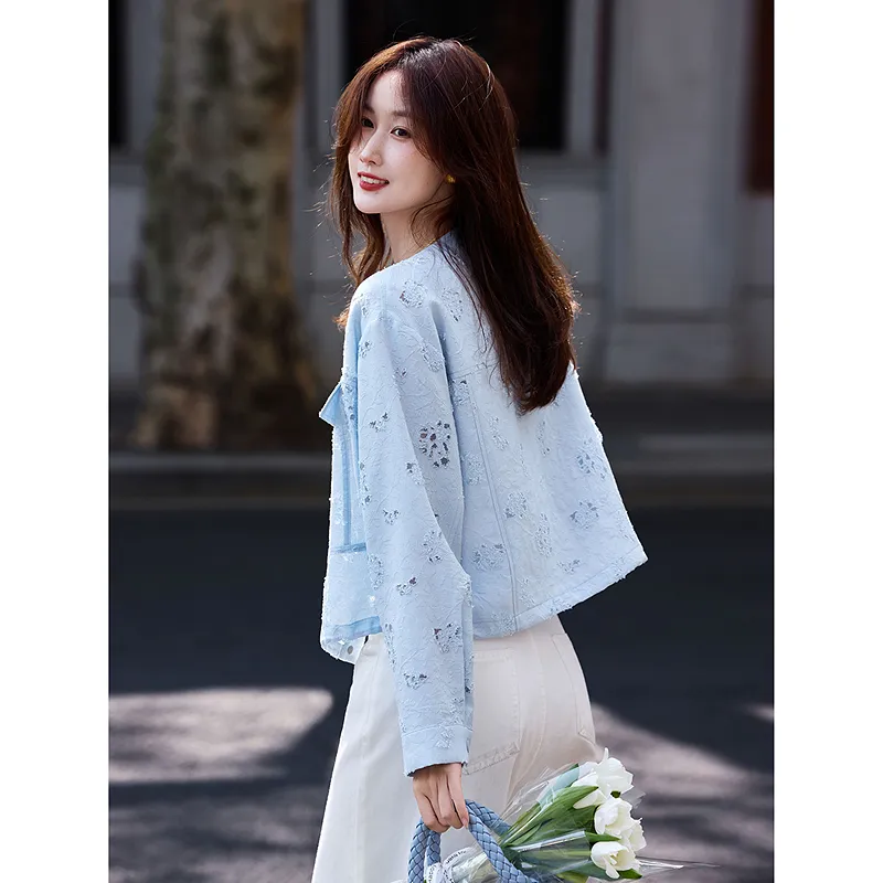 A Paradise For Awakening Cropped Coat Women's-4