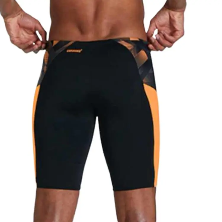 Speedo Tantan Swimming Shorts Men's Black Orange-1