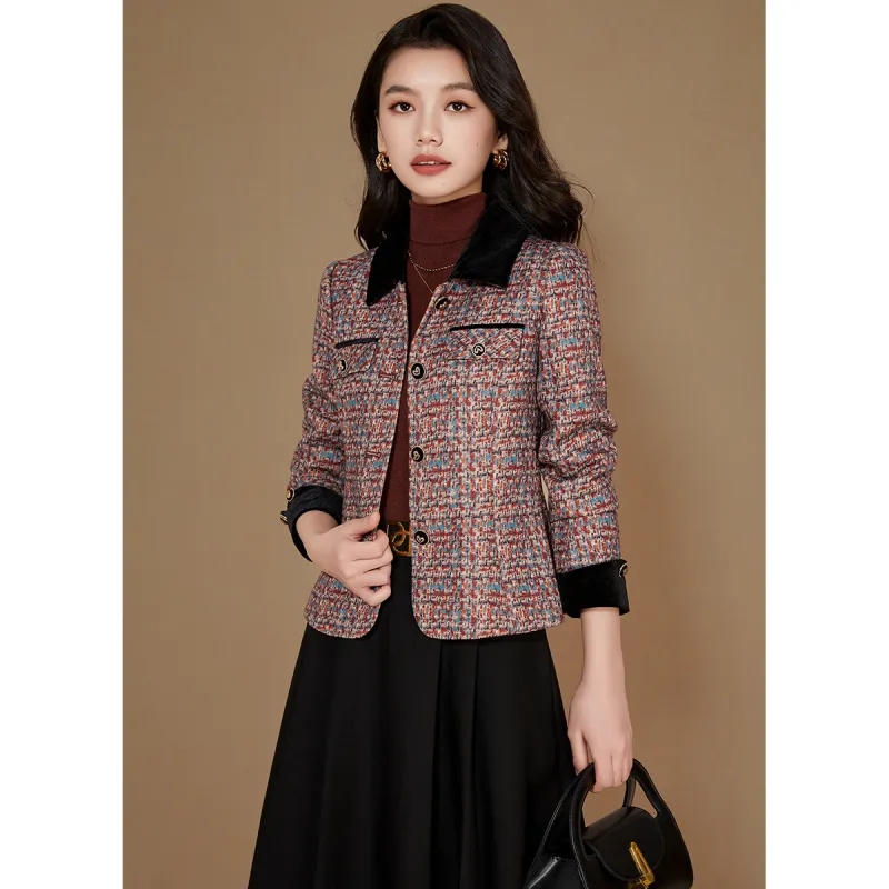 Mylan Jackets Coats Women's Red-2
